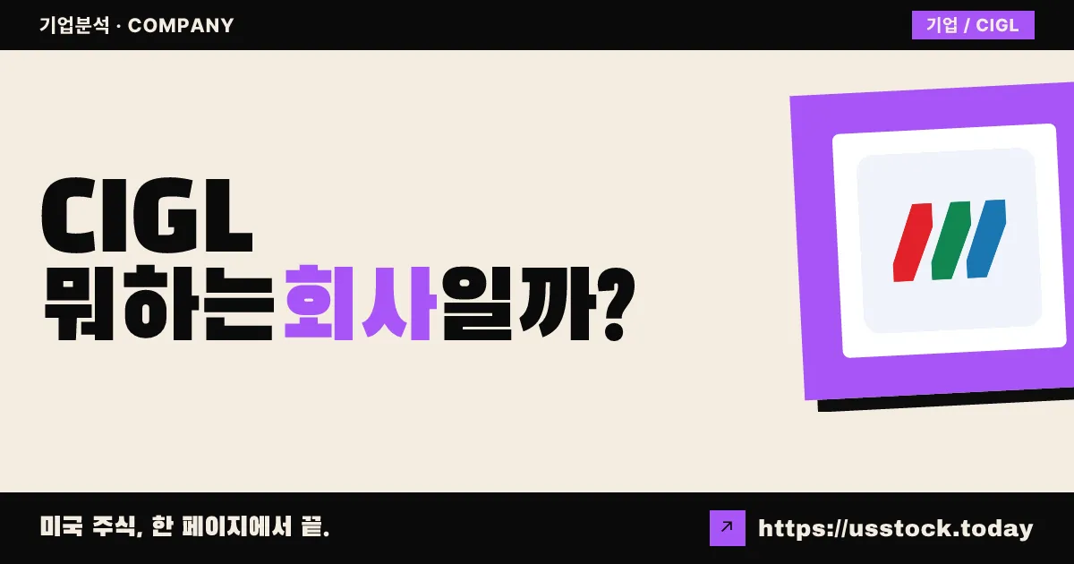 콘코드 인터내셔널 그룹(CIGL) 뭐하는 회사일까? - 주가 전망·실적·시총·관련주·본사 총정리