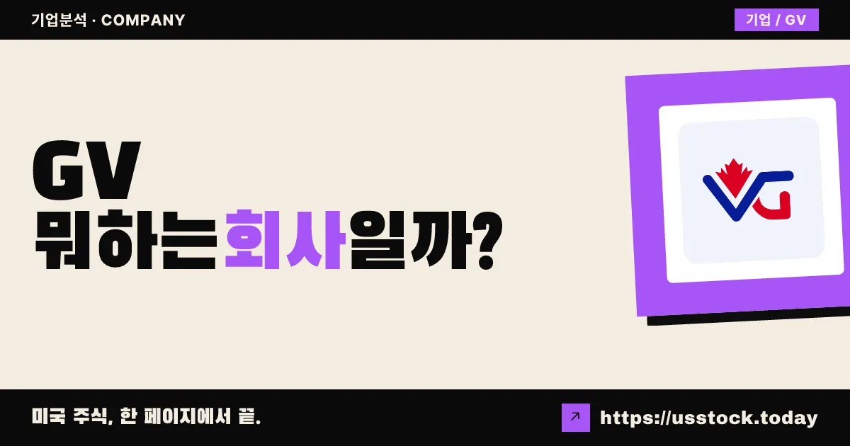 비전어리홀딩스(GV) 뭐하는 회사일까? - 주가 전망·실적·시총·관련주·본사 총정리