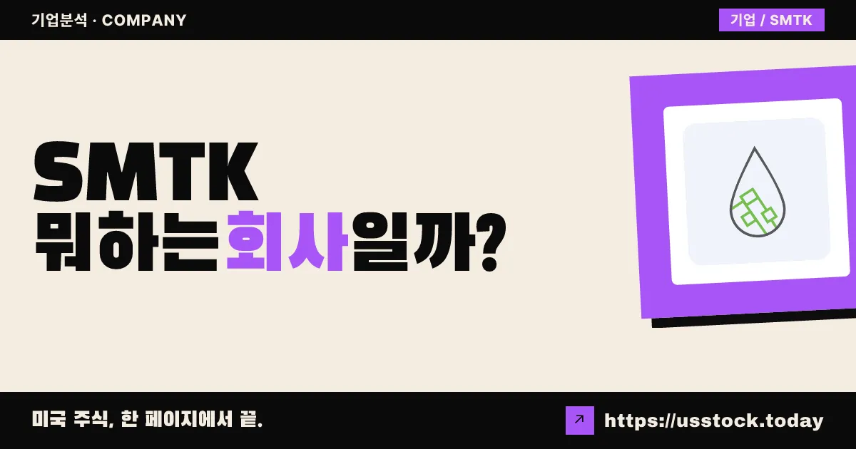 스마트켐(SMTK) 뭐하는 회사일까? - 주가 전망·실적·시총·관련주·본사 총정리