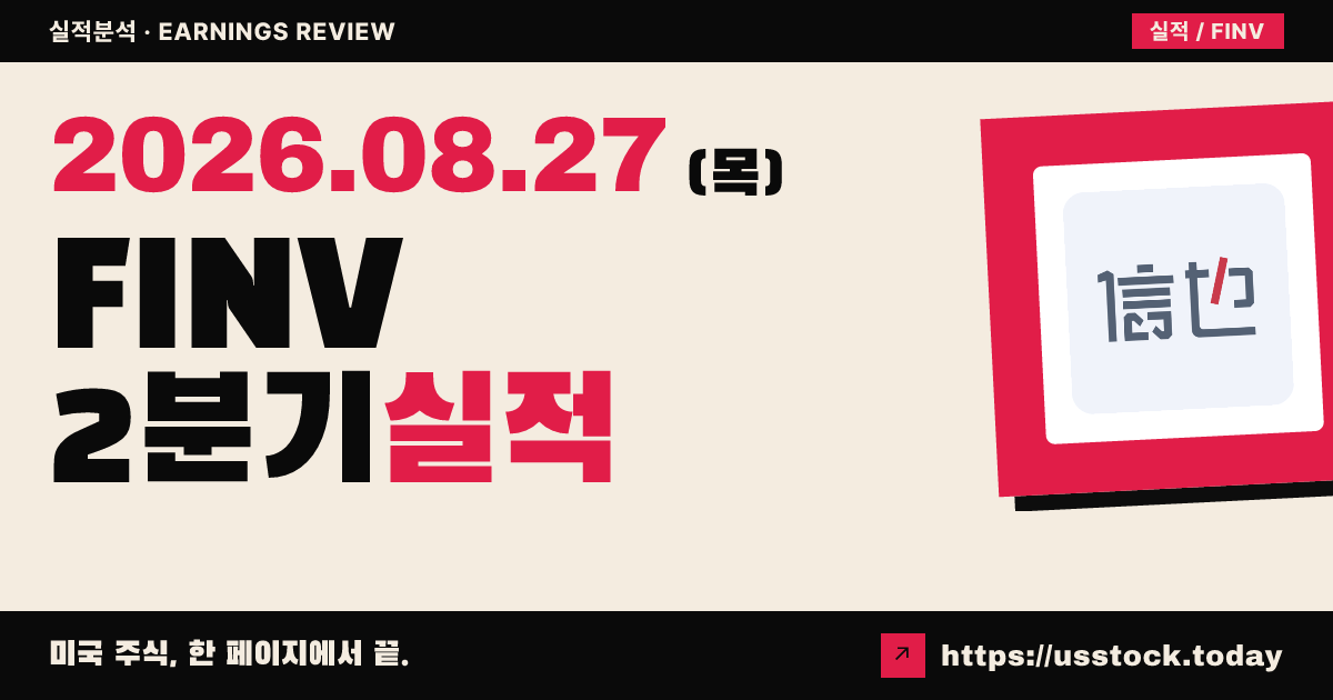 핀볼루션 그룹($FINV) 2026년 2분기 실적 분석 — 공식 수치 미확인·시간외 소폭 약세