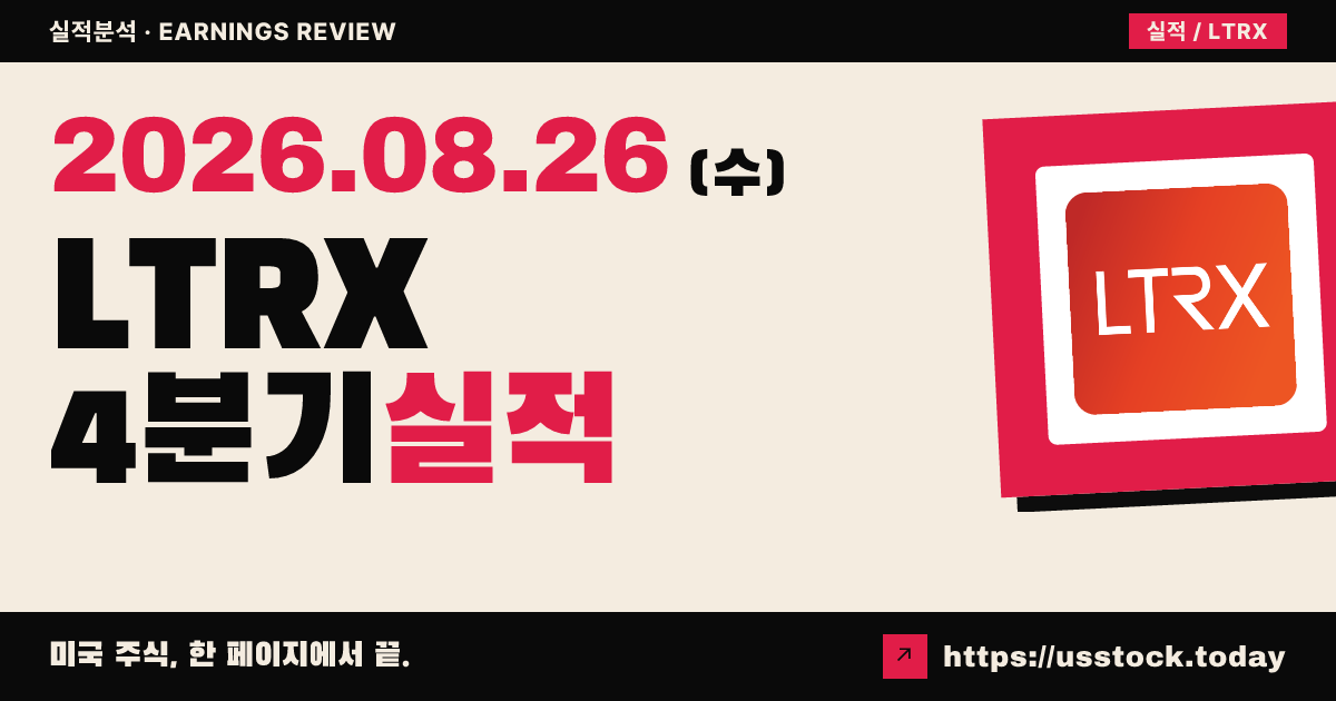 란트로닉스($LTRX) 2026회계연도 4분기 실적 분석 — 매출 예상 상회·조정 주당이익 부합에 시간외 급등