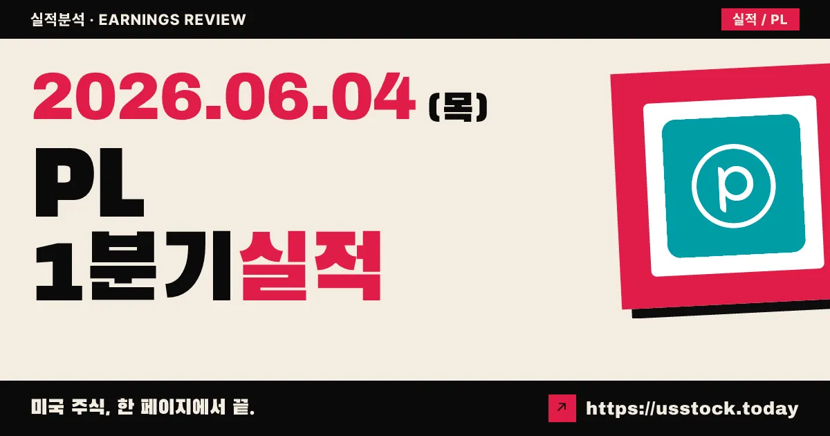 플래닛랩스(PL) 2027회계연도 1분기 실적 분석 — 매출 +42% 신기록·EPS 예상 상회, 가이던스 상향