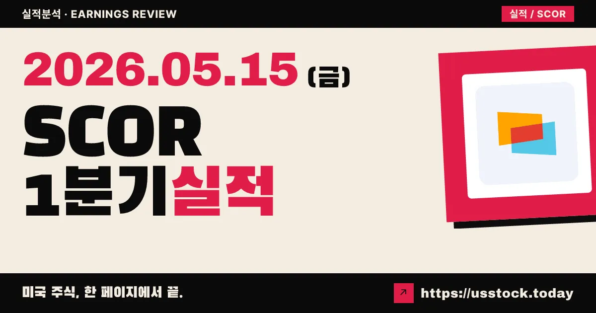 SCOR(SCOR) 2026년 1분기 실적 분석 — 순이익 12.8% 성장, 강한 자본 구조