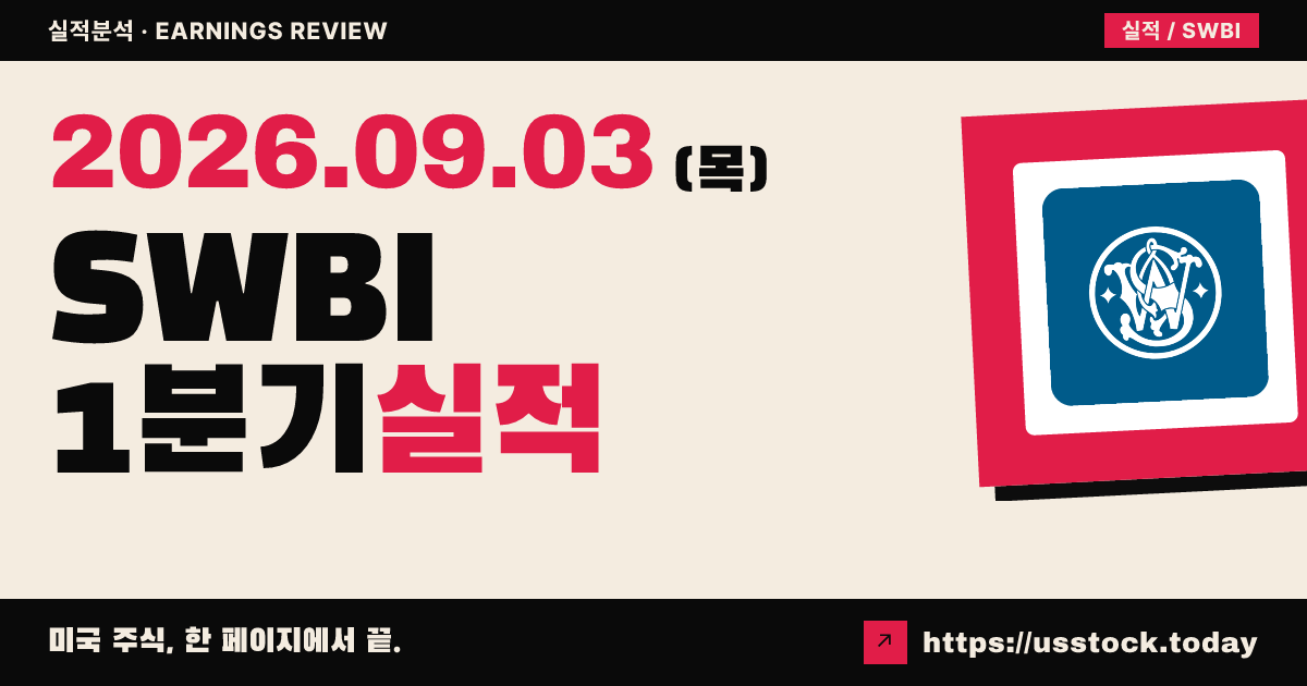 스미스앤웨슨($SWBI) 2027회계연도 1분기 실적 분석: 매출·EPS 서프라이즈, 가이던스 유지