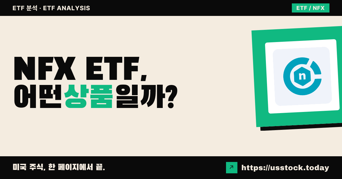 NFX ETF, 어떤 상품일까? - 수익률·보수율·구성종목·대안 ETF 총정리