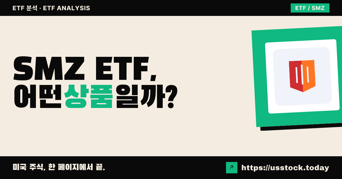 SMZ ETF，是什么产品？—收益率、费率、成分股及替代ETF全面解析 | US STOCK TODAY