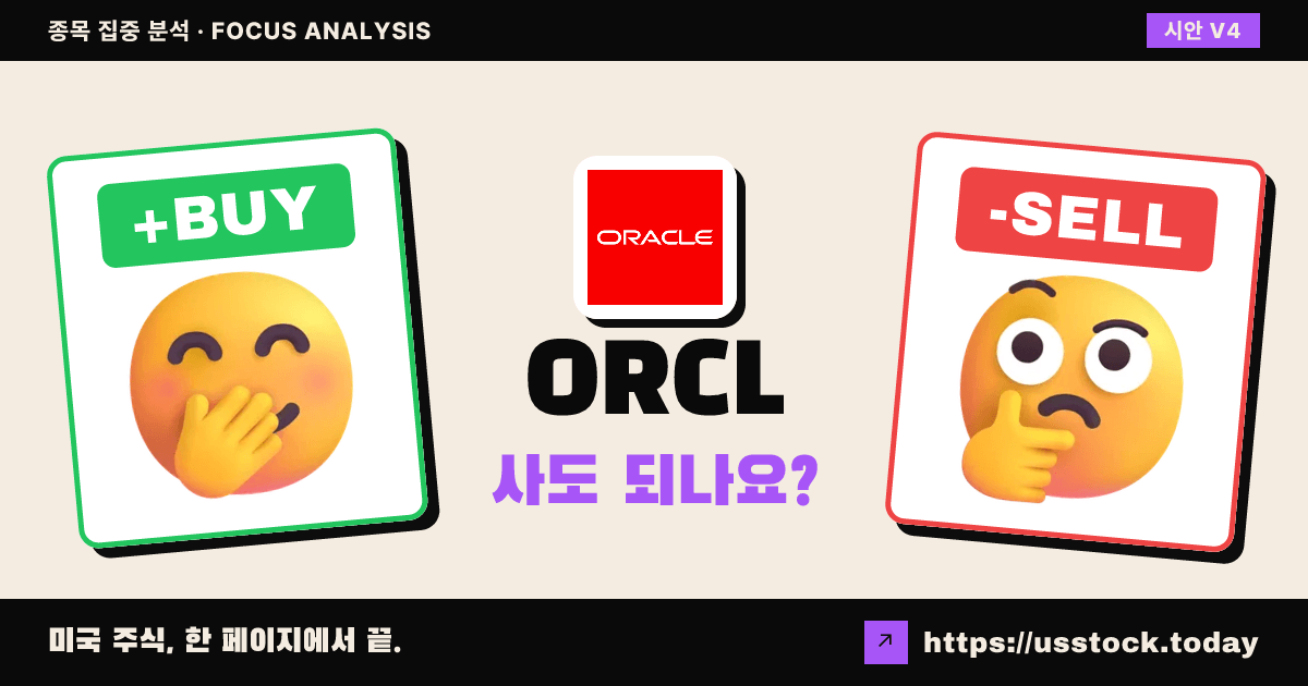 ORCL (오라클), 이 종목 사도 되나요? (9월 둘째 주 · 42호)