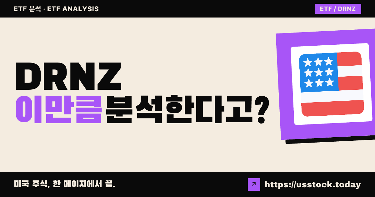 DRNZ 주가 전망 및 ETF 분석 - 배당·운용보수·보유종목·NAV·RSI·MACD | US Stock Today